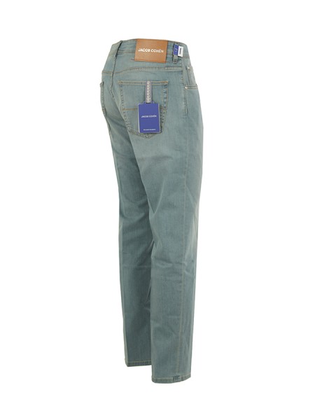 Jeans Jacob Cohen Scott Cropped Carrot Chiaro Sabbiato